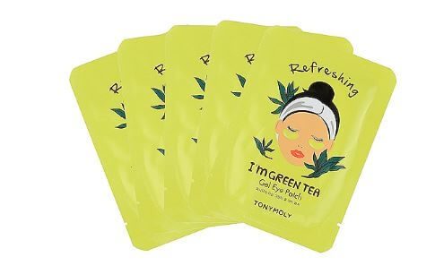 eye mask, holiday gift ideas, beauty gift ideas, christmas gift ideas, holiday beauty gift ideas, skincare, makeup, cosmetics, gift ideas for her,TonyMoly I'm Green Tea Gel Eye Mask, TonyMoly, TonyMoly Green tea, 