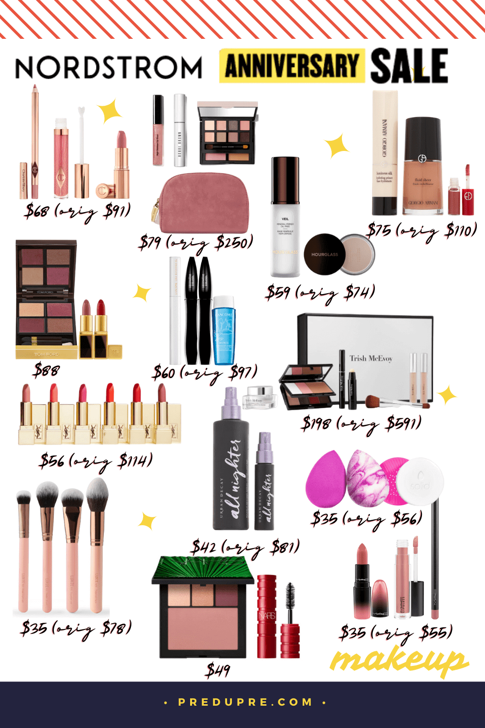 nordstrom anniversary sale preview 2020, nordstrom anniversary sale 2020 sneak peek, nordstrom anniversary sale 2020 dates, nordstrom anniversary sale 2020 beauty, nordstrom anniversary sale 2020 catalog, #nsale 2020, nordstrom anniversary sale 2020 beauty exclusives, nordstrom beauty sale 2020, nordstrom anniversary sale 2020 beauty, Tom Ford Eye Color Quad & Mini Lip Color Set, Charlotte Tilbury Pillow Talk, Bobbi Brown Easy Essentials Eye, Cheek & Lip Set, Hourglass Veil Mineral Primer & Translucent Setting Powder Duo, Trish McEvoy The Power of Beauty&reg; Carpe Diem Volume II Collection, Giorgio Armani Glow Set, Urban Decay All Nighter, Beauty Blender, NARS Vacances Face Set, Rose Gold Face Brush Set, Yves Saint Laurent Travel Size Rouge Pur Couture Lipstick Set
