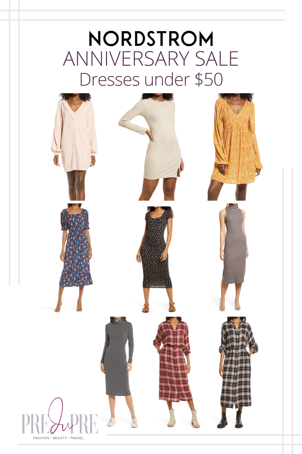 Nordstrom Anniversary Sale dresses under $50
