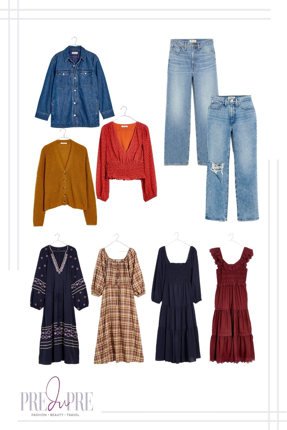 Madewell tops and dress