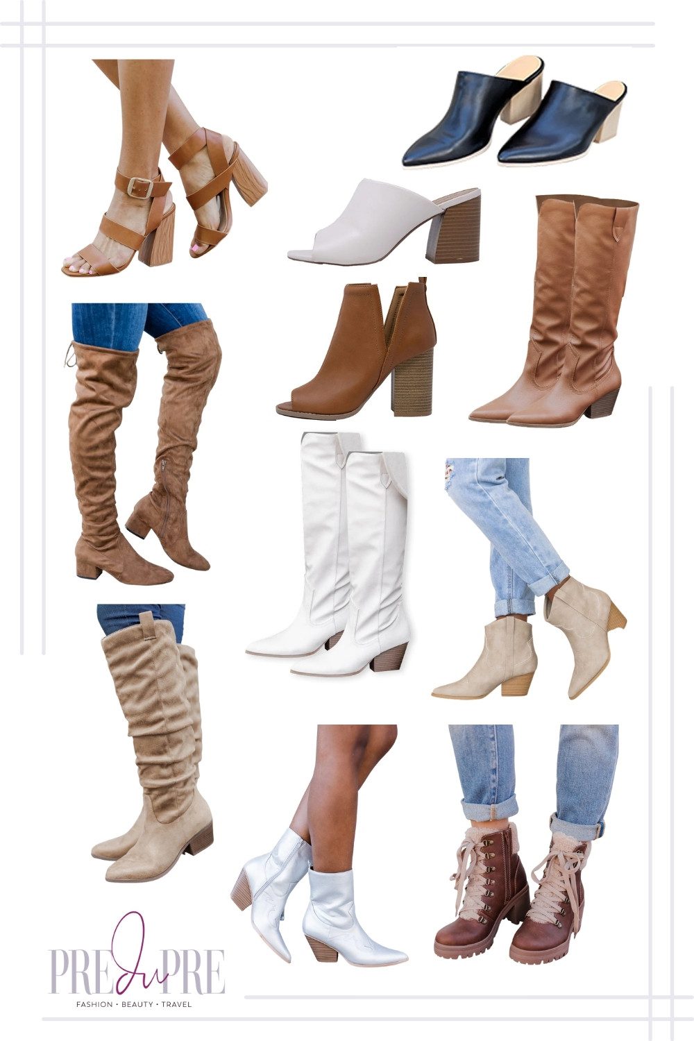 Pink Lily fall shoes, boots, booties